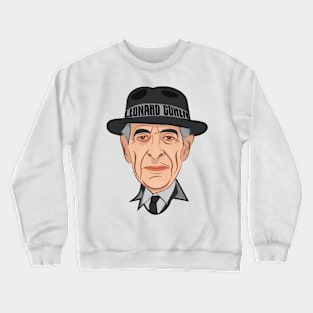 Leonard Cohen //\\// 80s Style Crewneck Sweatshirt